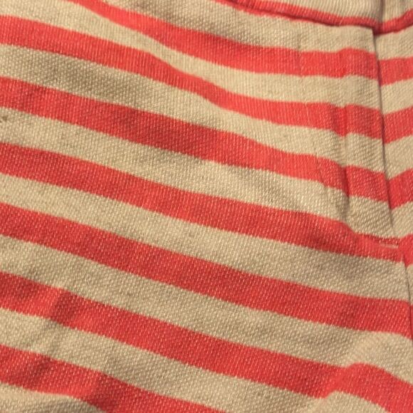 Loft Striped Shorts  Size 2 Flat Front - Picture 2 of 6